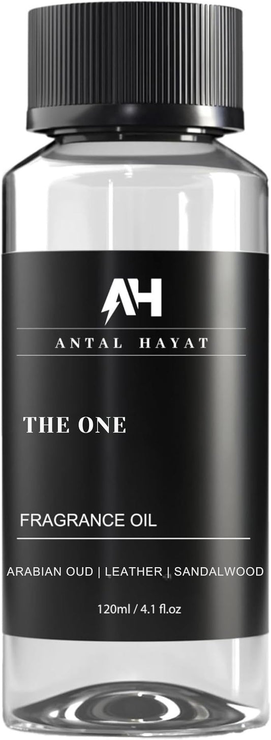 The One Hotel Scent Diffuser Oil 120ml - Aromatherapy Fragrance Inspired by 5-Star Hotels - Notes of Cardamom, Leather, Lemon, Cinnamon & Sandalwood - Inspired by Luxury Hotel The One Diffuser Scent