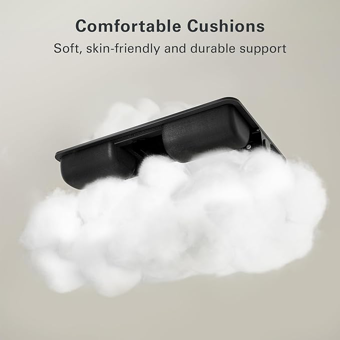 HUANUO Laptop Bed Desk, Laptop Tray Computer Lap Desk for Bed Couch Sofa Floor, Bed Tray for Working, Eating, Foldable Lap Stand Table with Height Adjustment & 35° Adjustable Tilt Angle, HNLD19