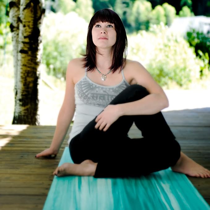 Hugger Mugger Nature Ultra Yoga Mat - Unique Variegated Design, Extra Cushion, Durable, Sticky and Grippy, Stable Non-Slip Surface, Lightweight