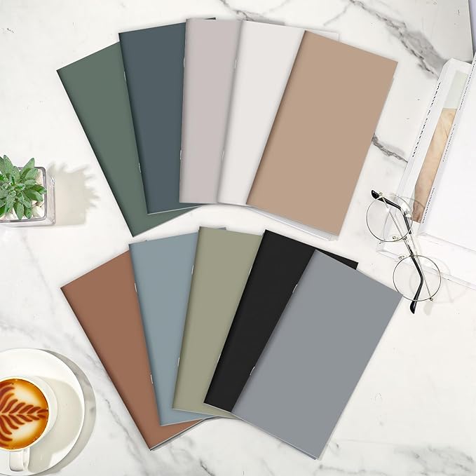 Qilery 50 Pcs 2025-2026 Daily Weekly Planner Bulk Christmas Employee Appreciation Gifts Small Pocket Journal to Do List Goals Notepad for Coworkers Teacher Students Team (Neutral Color)