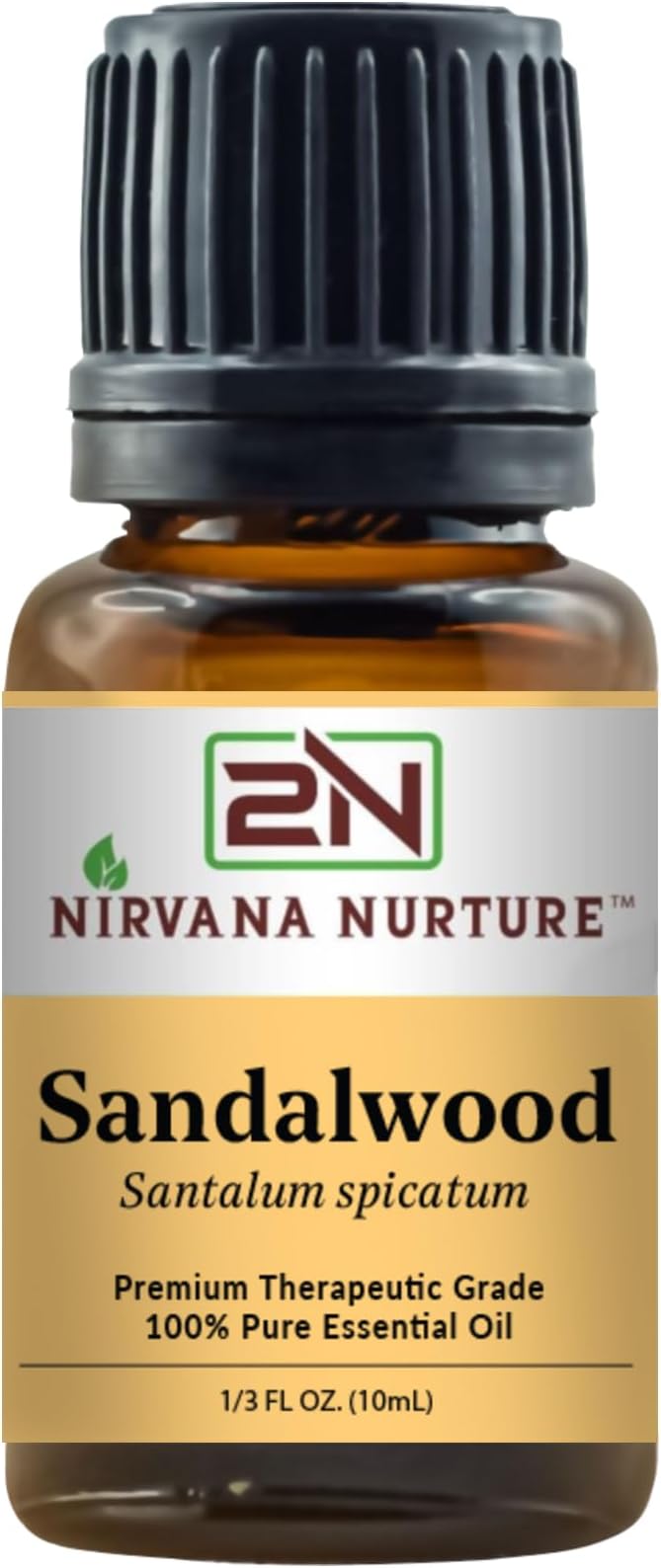 Sandalwood Essential Oil 100% Pure Premium Therapeutic Grade, Undiluted - Aromatherapy Diffuser for Calm and Relaxation, Skin Care, Hair Care