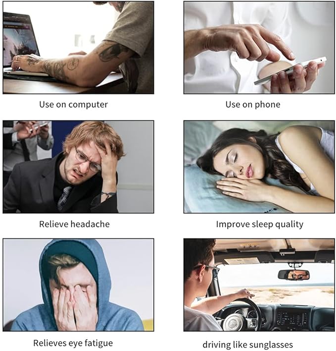 Half frame Retro Semi Rimless Photochromic Lens Glasses Blue Blocking Eyewear For Men Women (3 Pack Reading 1.25 X)