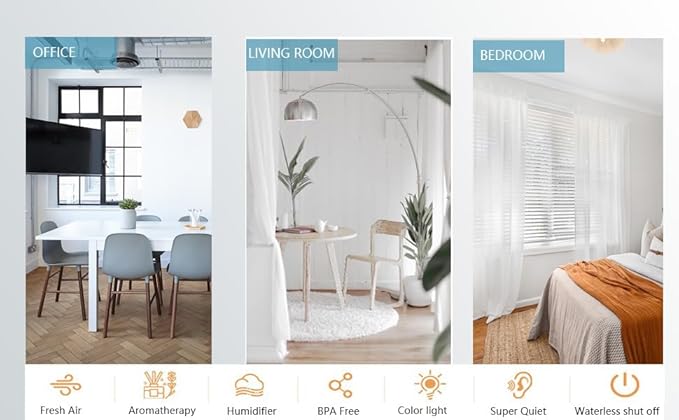 Stone Diffuser, Ceramic Essential Oil Diffuser, Humidifier 160ml Ultrasonic Oil Diffuser for Aramatherapy (Terracotta)