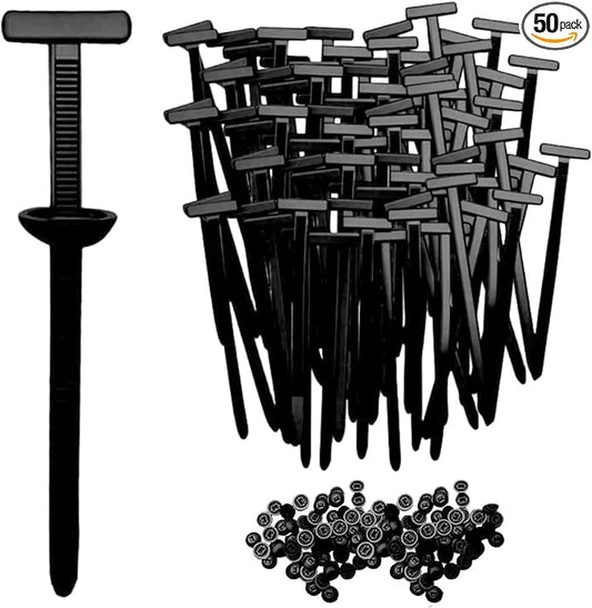 Nylon Universal Cable Tie Buckle,New Multifunctional Cable Tie Buckle for Car Daily Repair,Heavy Duty Self-Locking Nylon Zip Ties Holder,UV Resistant Zipties for Car Daily Auto Fixing (100pcs)