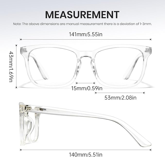 Cyxus Blue Light Glasses for Men Women Reduce Eye Strain UV Blocking for Computer Screen 8082