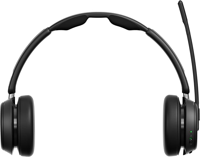 EPOS Impact 1061 Advanced Wireless Headset for PC with Noise-Canceling Mic, AI Voice Clarity, Super Wideband Audio, BrainAdapt Comfort, Durable for Office & Business Professionals