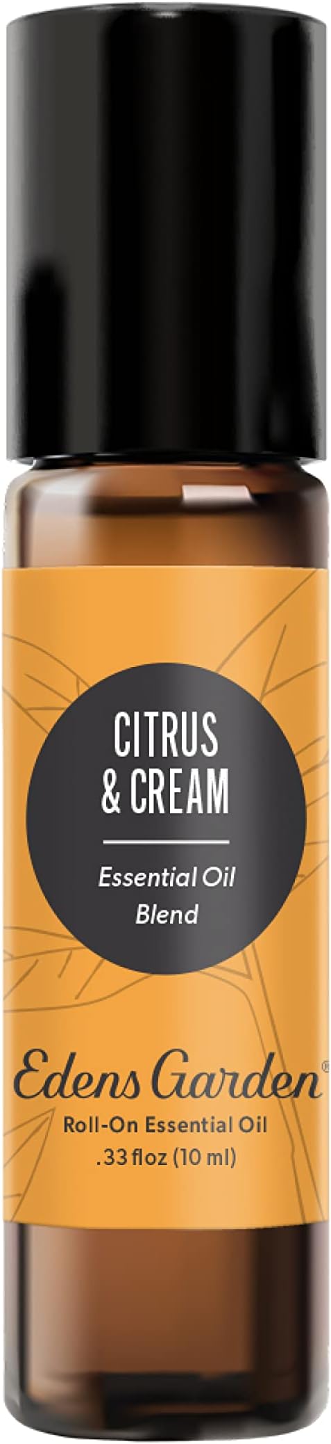 Edens Garden Citrus Cream Essential Oil Roll-On Blend- 100% Pure Premium Grade, Natural, Therapeutic, Aromatherapy, Kid & Skin Safe, The Best for Wellness, Relaxation Pre-Diluted 10 ml (.33 fl oz)