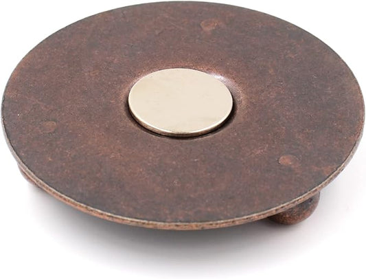 Magnetic Hourglass Decorative Sand Timer with a Iron Base for Desk Decoration Black