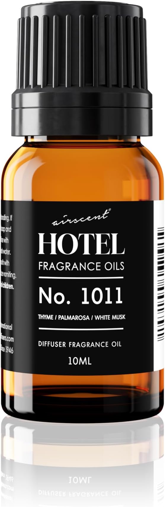 AirScent Hotel Diffuser Oil No. 1011 Inspired by The Beach Villas Hotel Scent - Premium Fragrance Oil for Ultrasonic and Waterless Diffusers and Crafting - 10 mL, .34 fl oz Glass Bottle