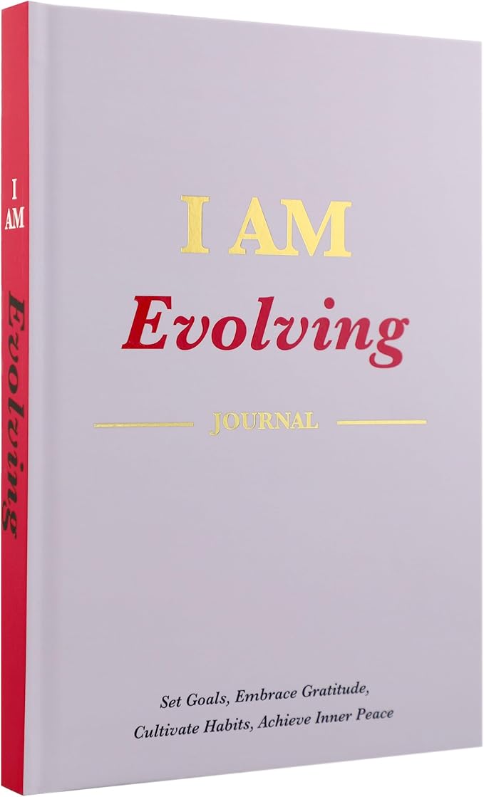 I AM Evolving Journal: Set Goals, Embrace Gratitude, Cultivate Habits, Achieve Inner Peace | Undated Gratitude Journal for Personal Development, Mindfulness, & Daily Reflection. (Lavender)