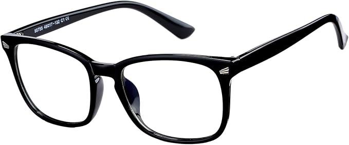 Hycredi Kids Blue Light Blocking Glasses，Anti Eyestrain & UV Protection, Computer Gaming TV Phone Glasses for Boys Girls