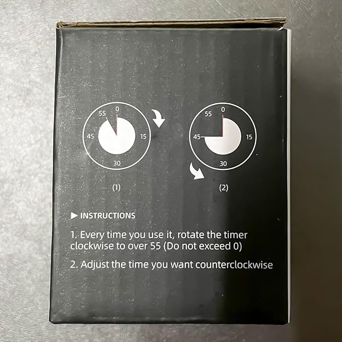 Egg Kitchen Timer Manual, Stainless Steel Mechanical Rotating Alarm 60 Minutes Count Down Cute Egg-Shaped Timer for Kitchen Cooking Learning Kids Sports