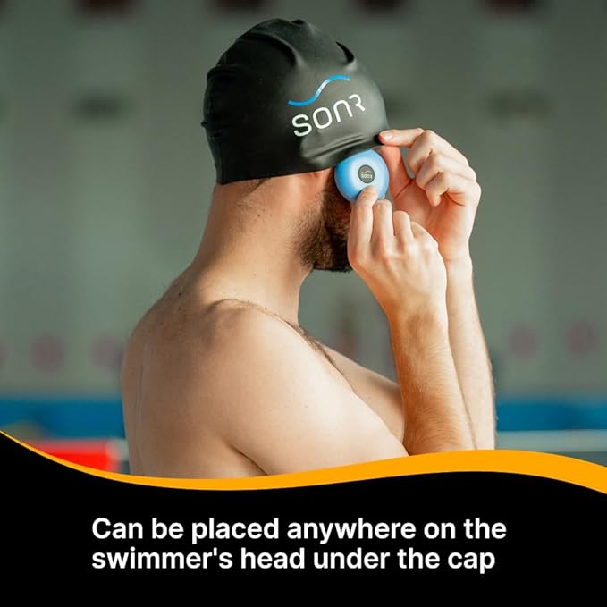 SONR Music 2-in-1 Bundle – Open-Ear Underwater Music Player for Swimmers & Storage case (Blue)