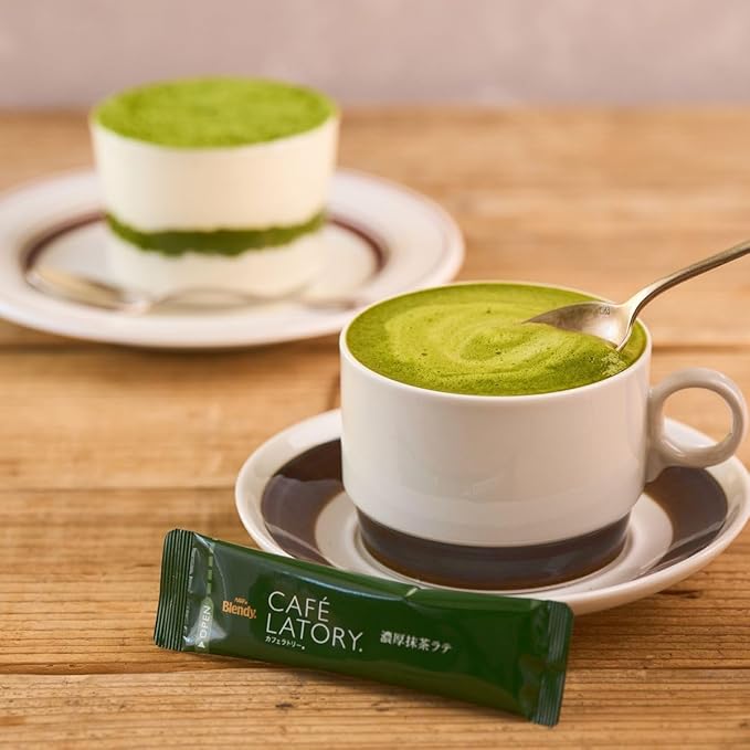 Blendy Stick Cafe Latory Rich Matcha Latte 16 Sticks Matcha Powder