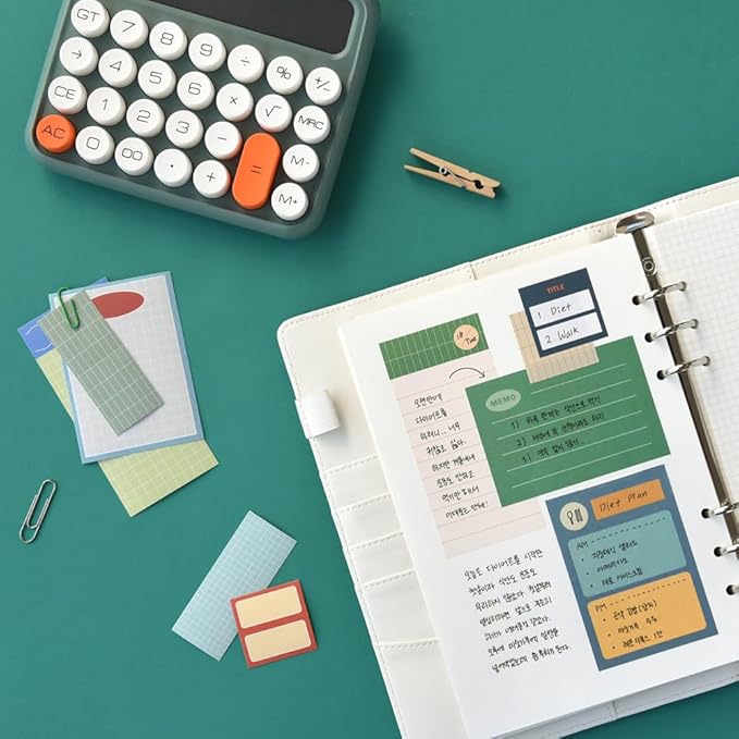 Monolike Plan Sticker Pack (102Pcs) - Variety Pack, Journal, Scrapbook, Waterproof, Fancy Sticker