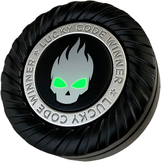 Metal Fidget Spinner for Kids and Adults, High Speed and Silence Colorful Glowing, Cool Fidget Spinner, Anti-Anxiety and Stress Release (Starlight Black)