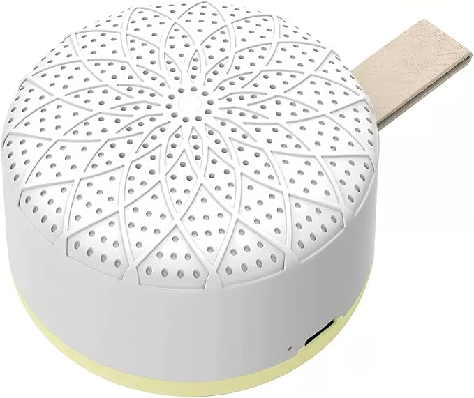 White Noise Machine Suitable for Baby Adult - Portable Sound Machine, Equipped with Long-Lasting Battery, 24 Soothing Sounds,Sound Therapy for Home,Office,Travel and Sleep
