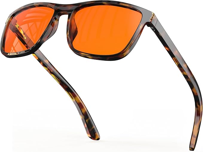 Bloomoak-99% Blue Green Light Blocking Glasses - Gaming Glasses - Anti Glare - Anti Fatigue -Suitable for Screens, Games, TVs