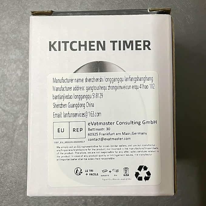 Egg Kitchen Timer Manual, Stainless Steel Mechanical Rotating Alarm 60 Minutes Count Down Cute Egg-Shaped Timer for Kitchen Cooking Learning Kids Sports