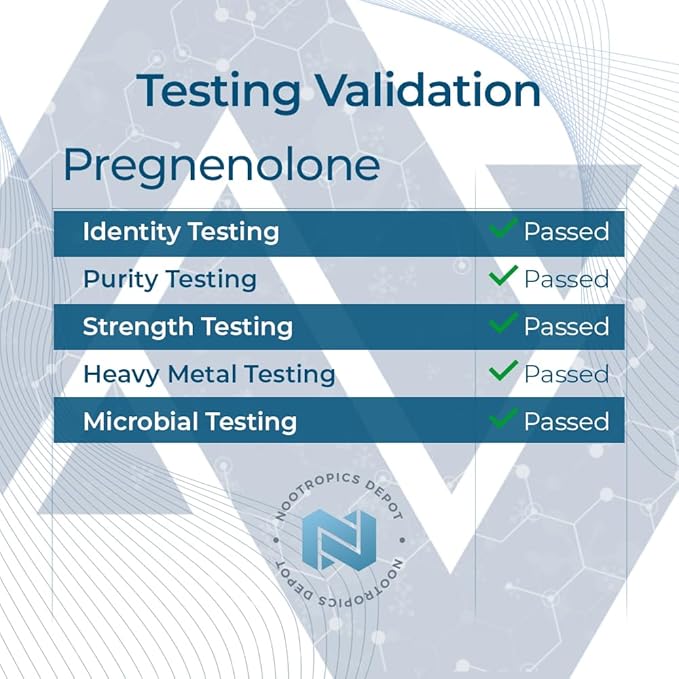 Nootropics Depot Pregnenolone Quick Dissolve Tablets | 5mg | Micronized | Mood, Cognition, & Hormone Support | 120 Count