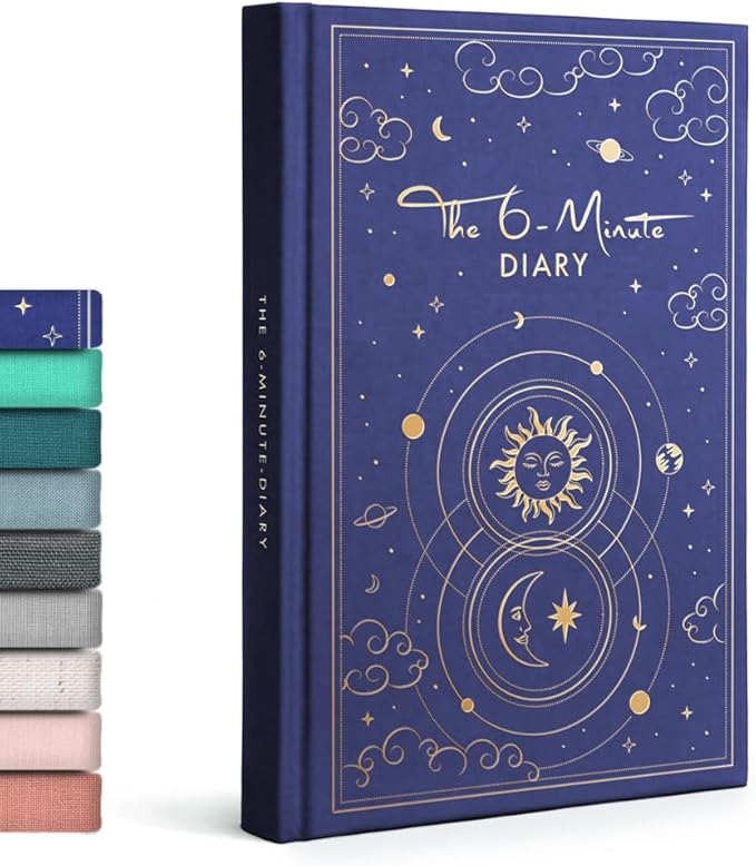 6-Minute Diary – 3-Million-User Gratitude Journal for Women & Men with Prompts – Guided Self Care Book Based on Positive Psychology – Daily Manifestation