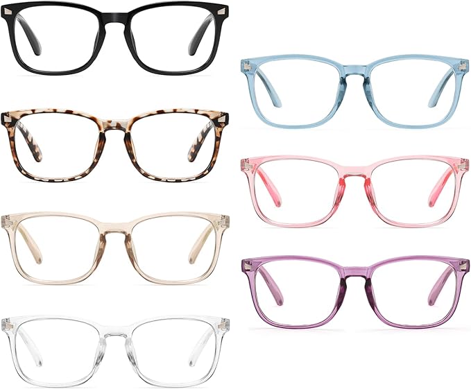 CCVOO Reading Glasses for Women/Men, Eyeglasses, Blue Light Readers for Women/Men, Computer Eye Glasses, Cheaters
