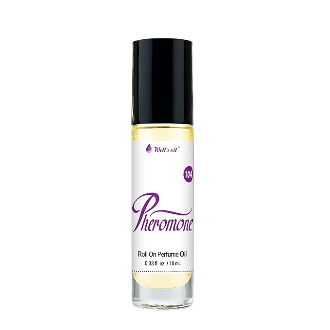 Well's Oil Roll-On Perfume Oil (Pheromone) | Fresh Green Notes | Long-Lasting | Paraben-Free | 0.33 Fl Oz / 10 ml