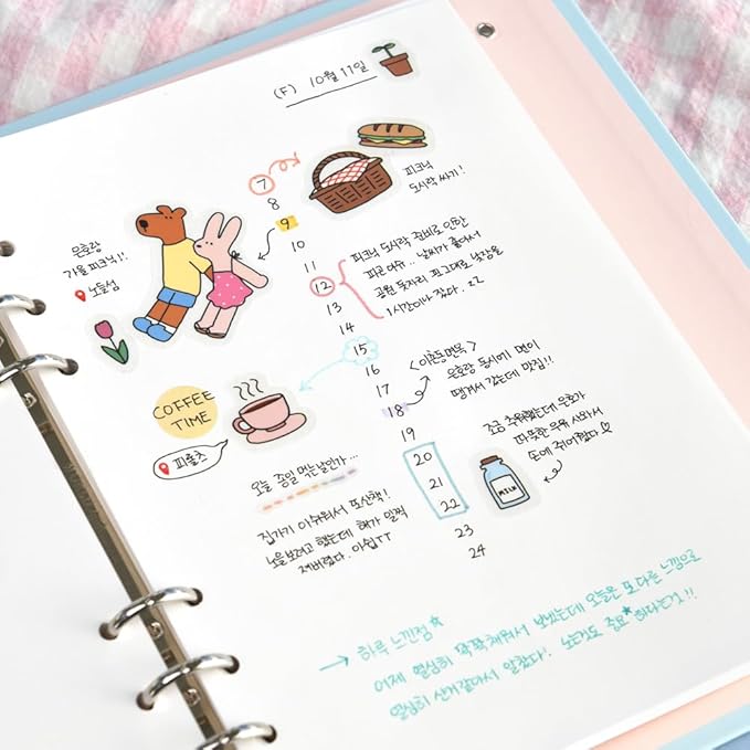 Happy&Lucky Removable Sticker 6P Set