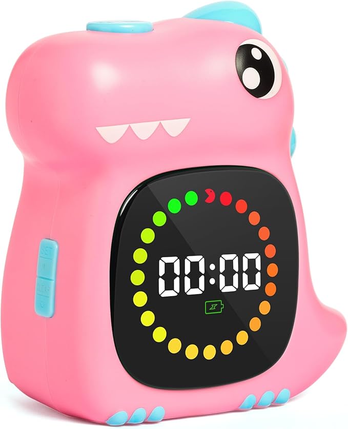Doli Yearning Visual Timer for Kids, 99 Minute Digital Cute Kids Visual Timer Classroom Timer for Home School Study Teaching Time Management