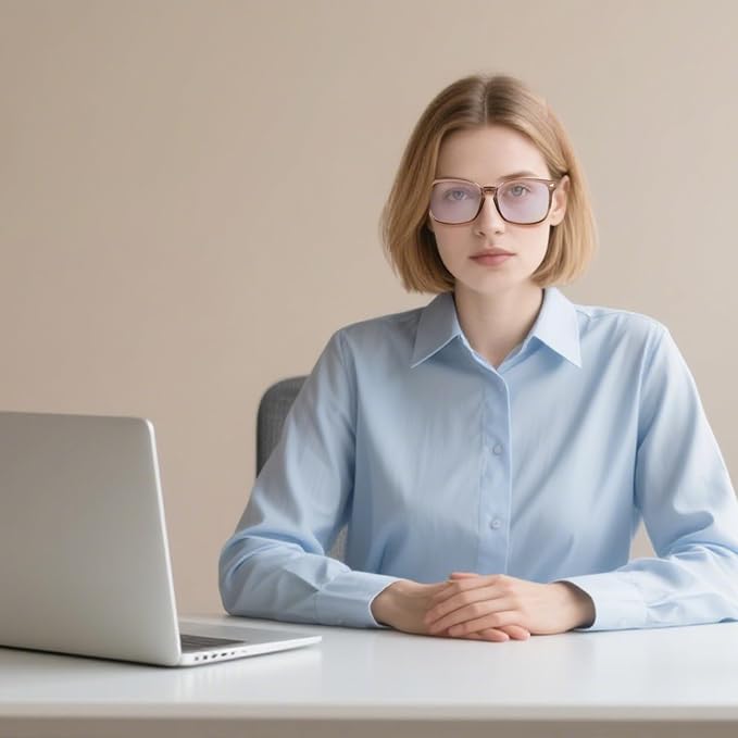 Henotin 4-Pack Blue Light Blocking Reading Glasses Women Men,Spring Hinge Computer Readers,Anti UV Ray Square Nerd Eyeglasses (4 Pack Mix, 1.25, Diopters)