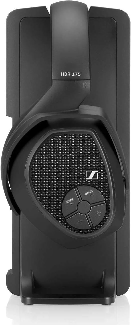 Sennheiser Consumer Audio RS 175 RF Wireless Headphone System, Black