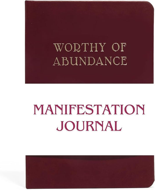 Manifestation Journal - Worthy of Abundance: 12 Week Daily Prompts for Self-Care, Gratitude, Affirmations, Therapy | Manifest Wealth & Millionaire Mindset Planner | 16 Meditation & Hypnosis Bonuses