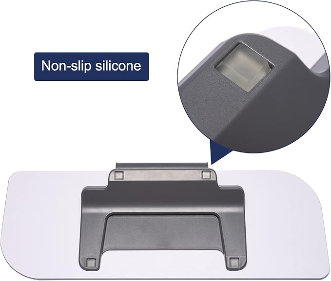 TSJ OFFICE Glass Dry-Erase whiteboard - 16 X 6 Inches Tabletop Easel whiteboard with Stand, Desk Board Buddy for Artist, Teacher and Student