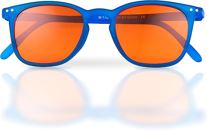 Prospek Blue Light Blocking Glasses FLARE – Orange Lenses Filter 99.9% Blue Light, May Improve Sleep, Focus & Eye Protection