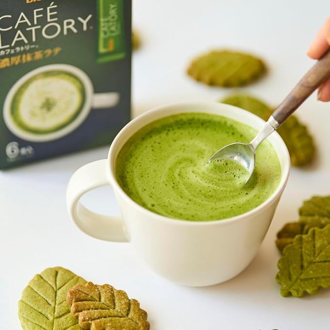 Blendy Stick Cafe Latory Rich Matcha Latte 16 Sticks Matcha Powder
