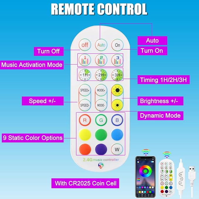 RGB Bedside Table Lamp, Dimmable Modern Bedside Nightstand Lamp, Creative Spiral Colorful LED Table Lamp for Bedroom, Living Room, Office and Kid's Room