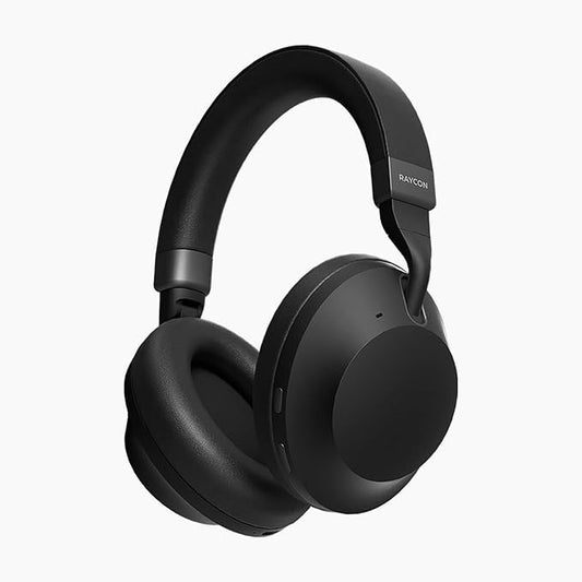 Raycon Pro Headphones with 60 Hours of Battery, 6 Microphones, Active Noise Cancellation, Awareness Mode, Multipoint Connectivity (Onyx Black)