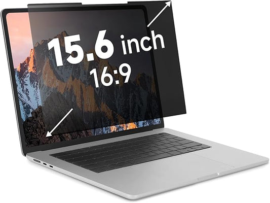 Nano-Suction Laptop Privacy Screen 15.6 Inch 16:9, Removable Screen Privacy Shield for Laptop, Anti Glare, Anti Bule Light, Screen Protector for Lenovo HP Dell Acer Asus Thinkpad