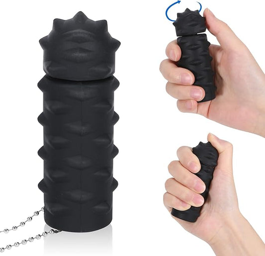 Spiky Grip Fidget Spinner – Soft Silicone Pain Stim Fidget Toy for Teens & Adults – Sensory Tool for ADHD, Autism, Anxiety & Stress Relief – Great Gift for Office or Travel