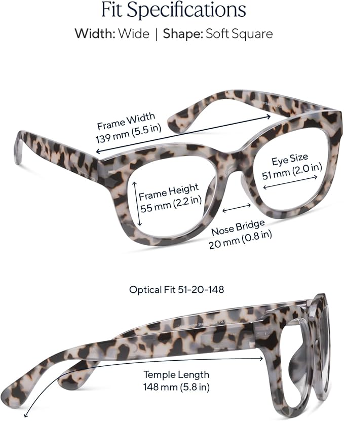 Peepers by PeeperSpecs Oprah's Favorite Center Stage Women's Oversized Blue Light Blocking Reading Glasses