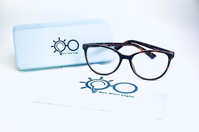 Blue Light Blocking Glasses – Lightweight, Anti-Glare & Eye Strain Relief for Gaming, Reading & Office Use