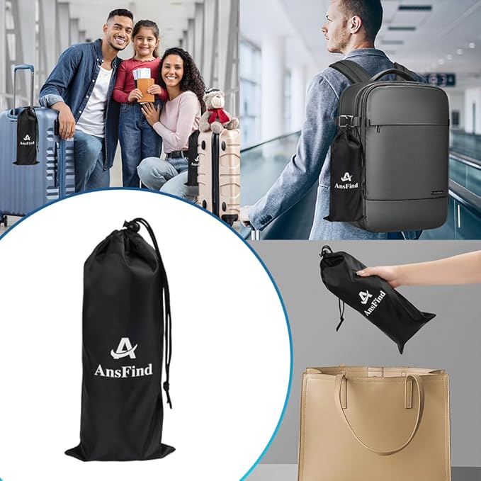 Foot Hammock for Plane Travel, Upgraded Wide Airplane Foot Hammock with Detachable Hardboard, Portable Footrest for Air Travel Essentials Long Flight, Adjustable Foot Rest Leg Hammock for Flying