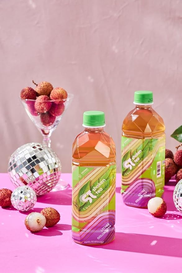 Shaken Lychee Oolong Tea – Real Leaf Brewed Iced Tea, Asian-Inspired Flavor, Non-GMO, 16.9 fl oz Bottles (Pack of 12)