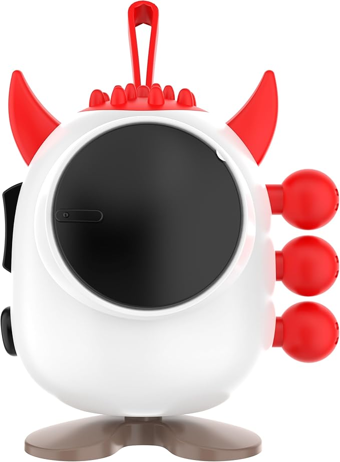 Fidget Toy Cubes with Cute Ears - Stress Relief for All Ages, Ideal for Office, School, and Home (Red)