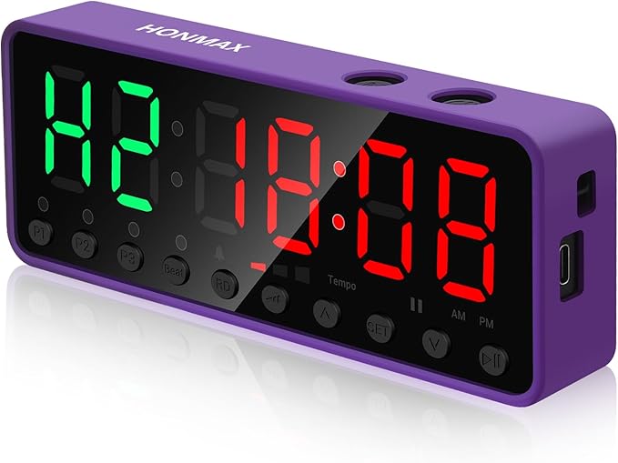 Portable Gym Timer, Interval Fitness Interval Timer (Violet)