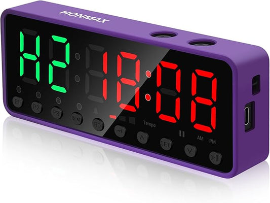 Portable Gym Timer, Interval Fitness Interval Timer (Violet)