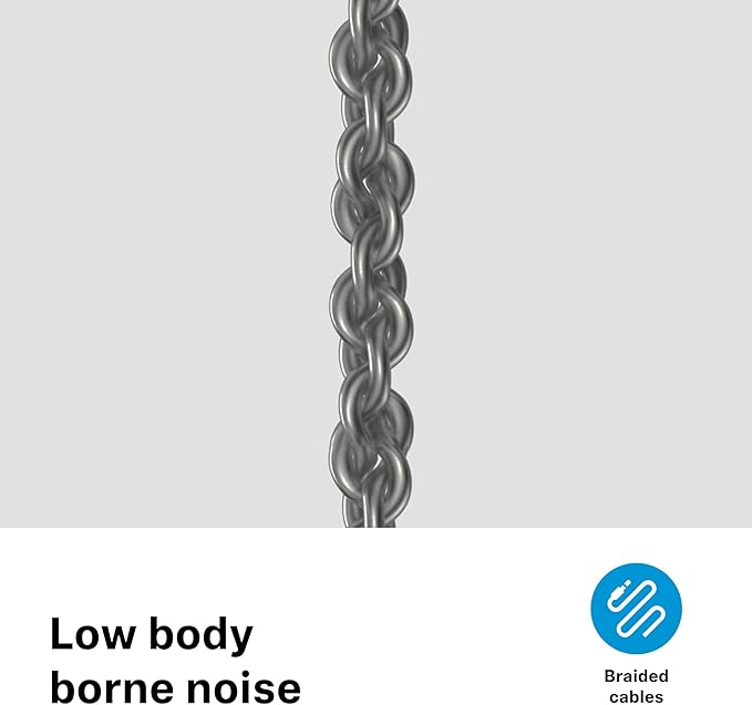 Sennheiser Consumer Audio IE 200 In-Ear Audiophile Headphones - TrueResponse Transducers for Neutral Sound, Impactful Bass, Detachable Braided Cable with Flexible Ear Hooks - Black