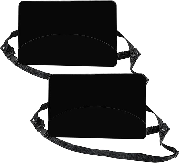 Airplane Foot Hammock Ajustable Foot Hammock for Plane Travel Essentials Comfort Leg Footrest Long Flight Essentials for Men Women,Travel Accessories for Car,Offfice,Airplane(Black, 2 Pack)