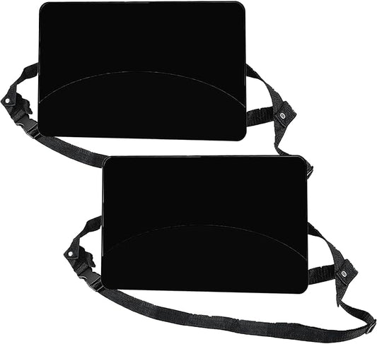 Airplane Foot Hammock Ajustable Foot Hammock for Plane Travel Essentials Comfort Leg Footrest Long Flight Essentials for Men Women,Travel Accessories for Car,Offfice,Airplane(Black, 2 Pack)