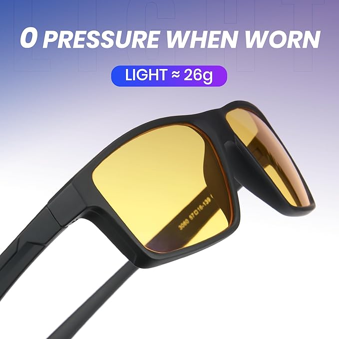 Cyxus Gaming Glasses for Men Women Blue Light Glasses for Computer Screen Reduce Eye Strain Sleep Better 8303